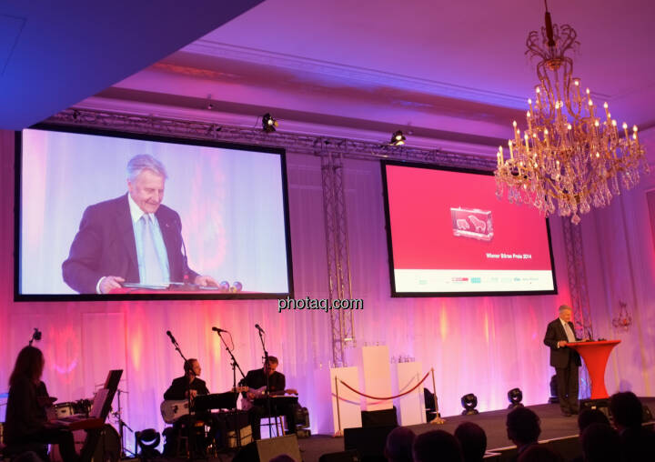 Jean-Claude Trichet war Hauptredner beim Wiener Börsepreis 2014