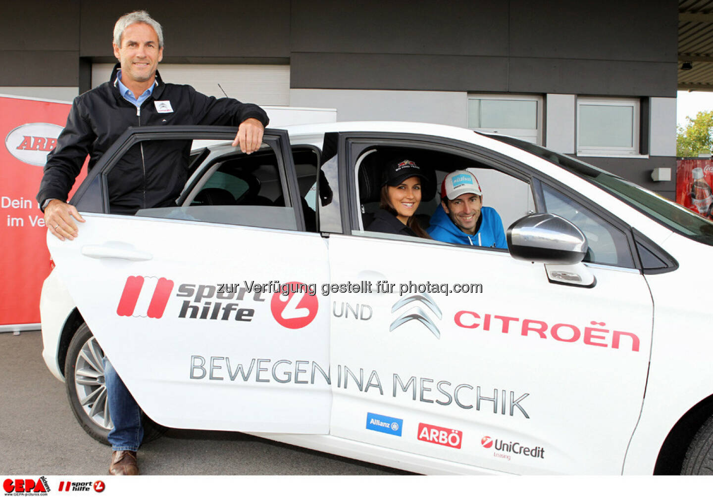 Michael Konsel, Ina Meschik und Wilhelm Denifl (AUT). (Foto: GEPA pictures/ Philipp Brem)