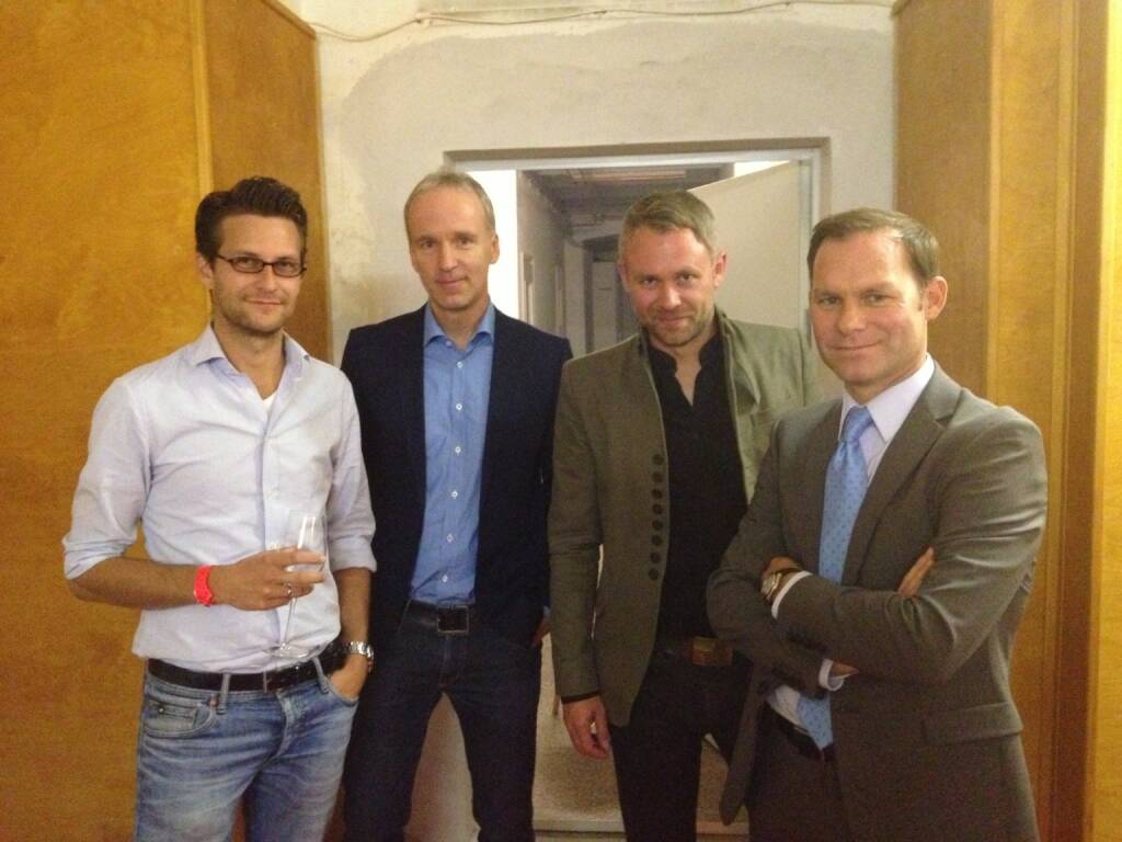 #meinewahl Patrick Minar (Schneider Minar Jenewein Consulting), Christian Drastil, Niko Alm (Neos), Gernot Bauer (Profil) (23.09.2013) 