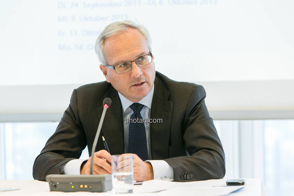 Hannes Bogner, CFO UNIQA Insurance Group AG , © finanzmarktfoto.at/Martina Draper (24.09.2013) 