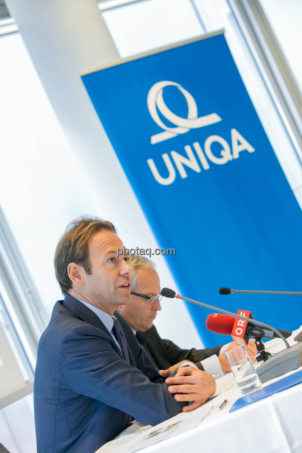 Andreas Brandstetter, CEO UNIQA Insurance Group AG, Hannes Bogner, CFO UNIQA Insurance Group AG 
 