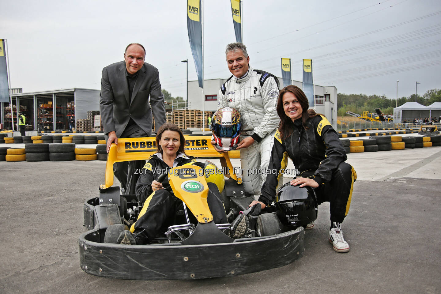 Gerald Hanisch (CEO RM), Leo Jindrak (Vorstandsmitglied Bäko), Traude Wagner-Rathgeb (International Sales RM), Sonja Stieber (GF Rostfilm)