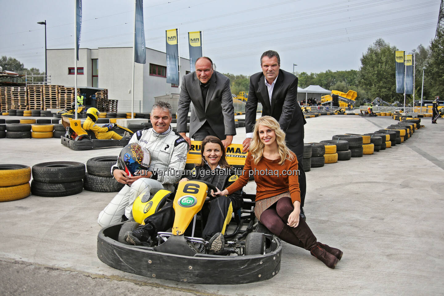 Leo Jindrak (Vorstandsmitglied Bäko), Gerald Hanisch (CEO RM), Günther Weissenberger (CFO RM), Traude Wagner-Rathgeb (Int. Sales RM), Silvia Schneider