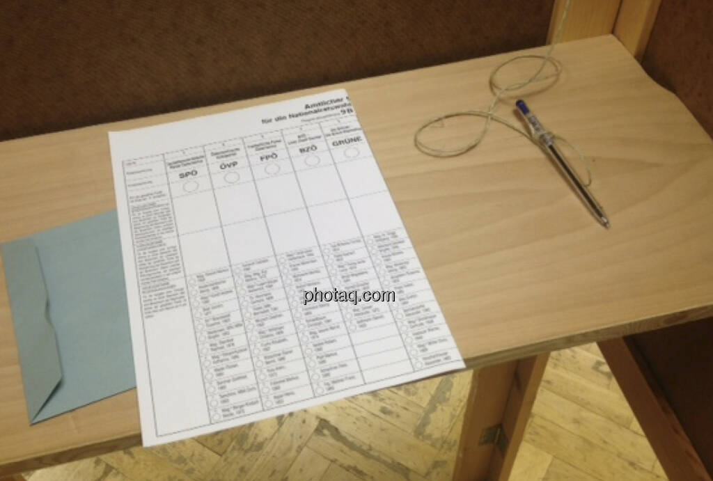 Wahlzettel, siehe auch http://www.christian-drastil.com/2013/09/26/wahl_2013_acht_parteien_im_borse-qa_borsefreundlich_sind (29.09.2013) 