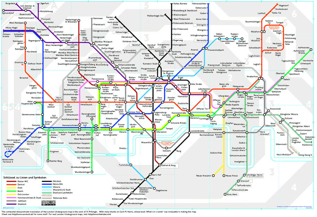 Grossartige London-Map Inhalt von Horst Prillinger (c) Creative Commons Namensnennung - (verdientes) Fan mail and feedback can be sent to hppr@mac.com. (29.09.2013) 