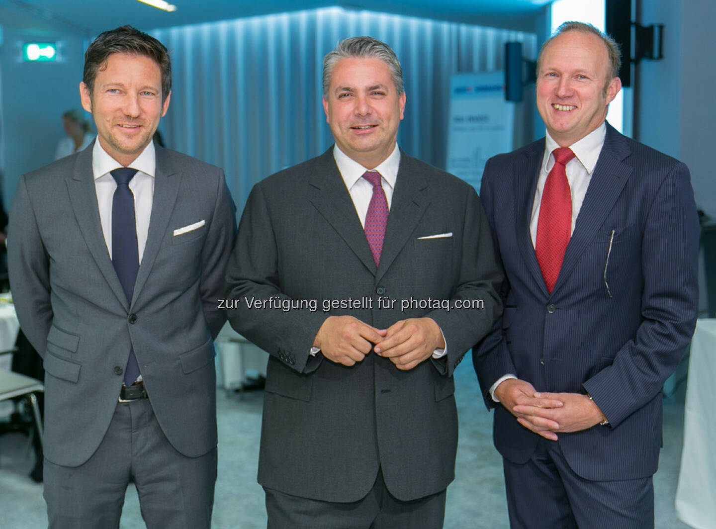 Thomas Schaufler (Erste Asset Management Vorstand), Peter Bosek (Erste Bank Österreich Vorstand), Heinz Bednar (Erste-Sparinvest) Vorstandsvorsitzender, (C) Erste Bank