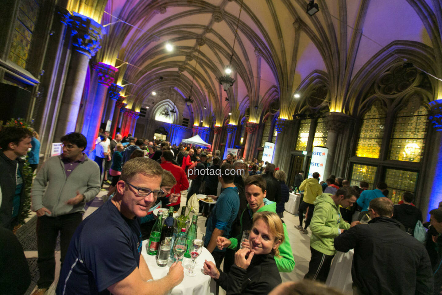 Erste Bank Vienna night run 2013, VIP Bereich, Rathaus