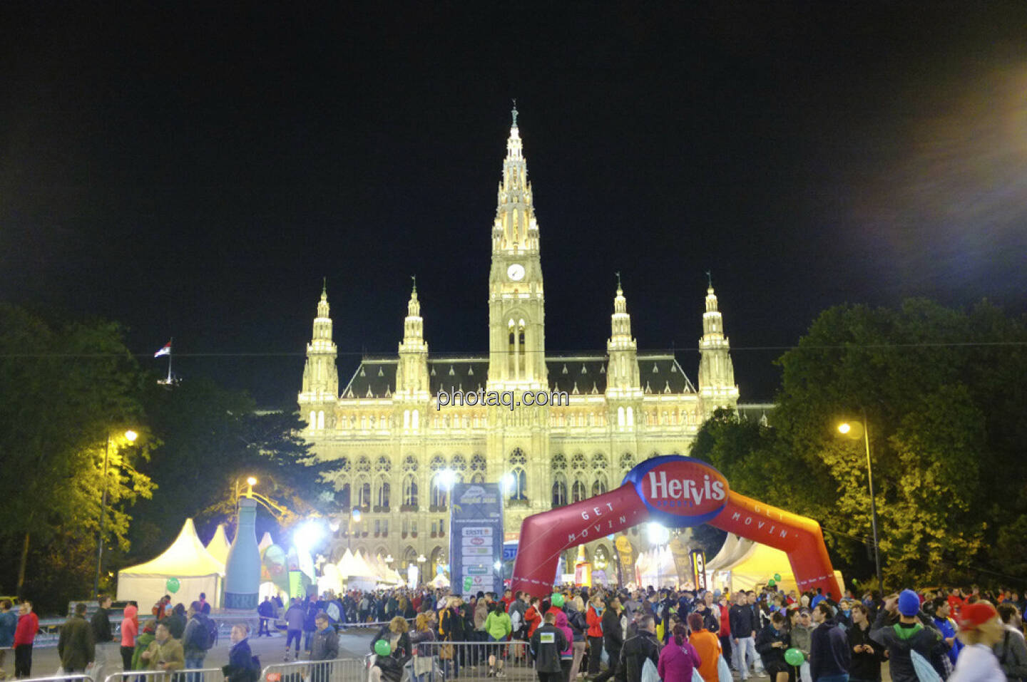 Erste Bank Vienna night run 2013, Rathaus