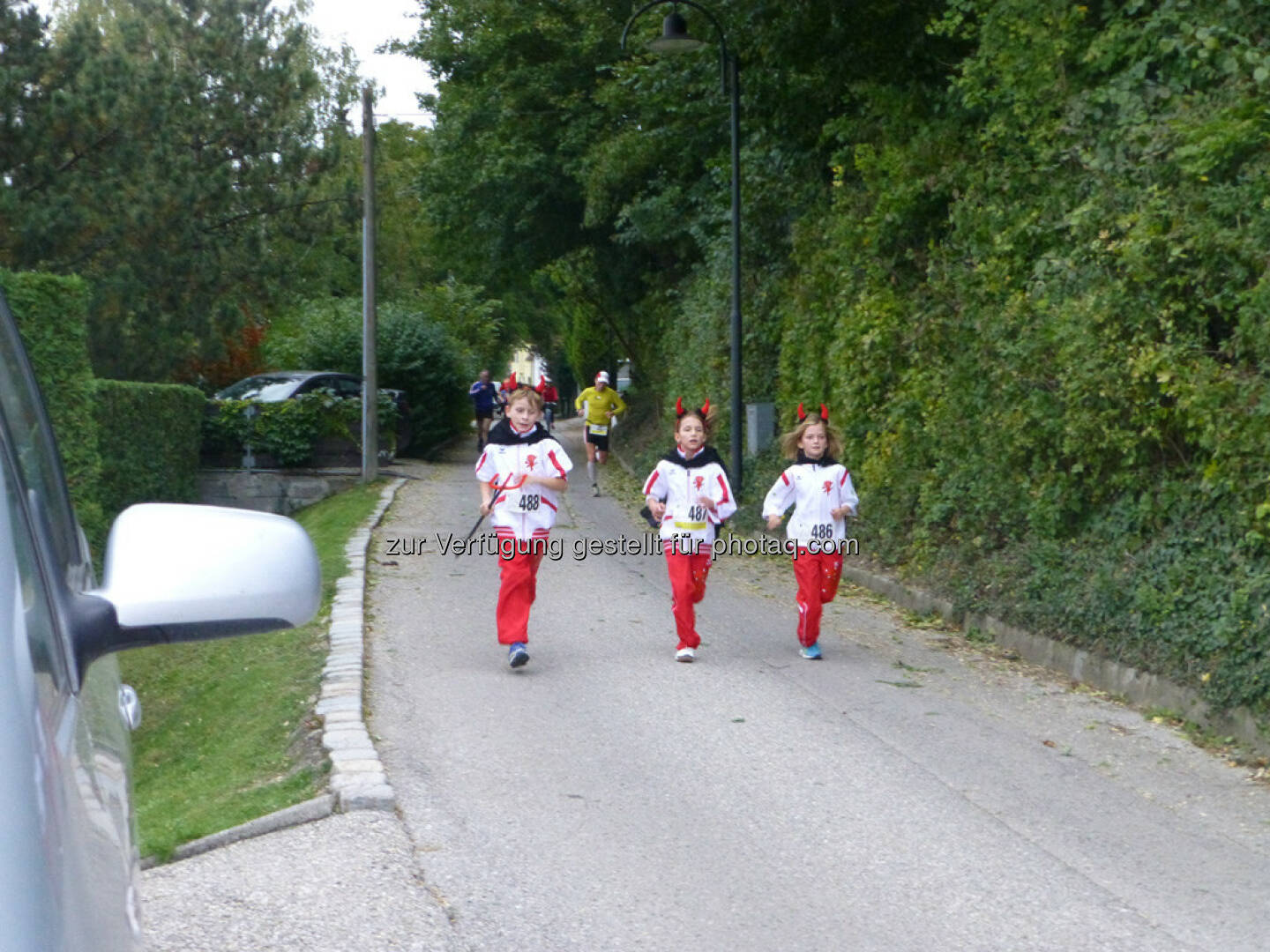 3 Kinder mit Teufelsohren, 8. Königstetter Herbstlauf 2013