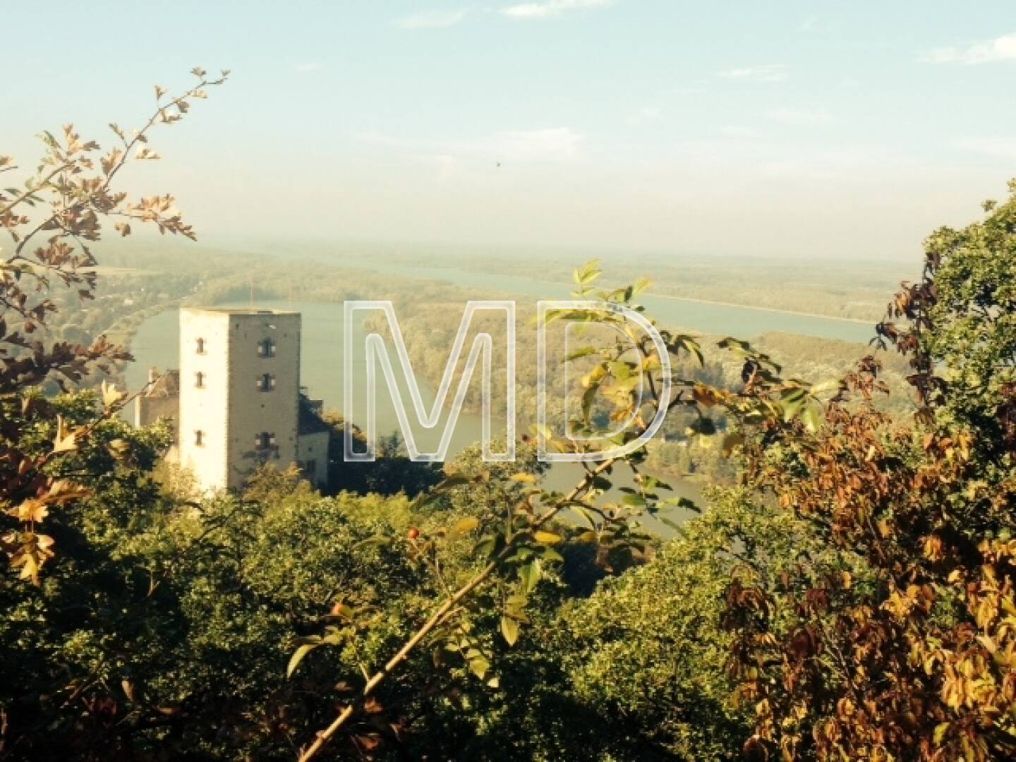 Burg Greifenstein, Tullnerfeld, Ausblick