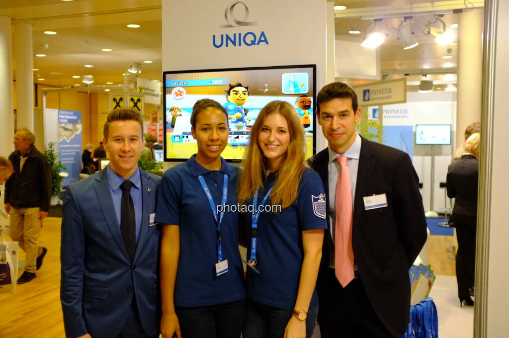 Uniqa auf der Gewinn Messe 2013: Michael Oplustil und Team (17.10.2013) 