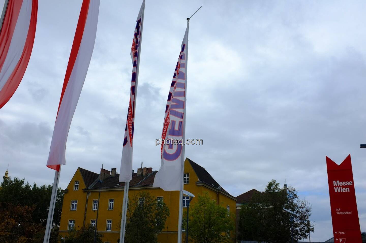 Messe Wien, Gewinn, Flaggen