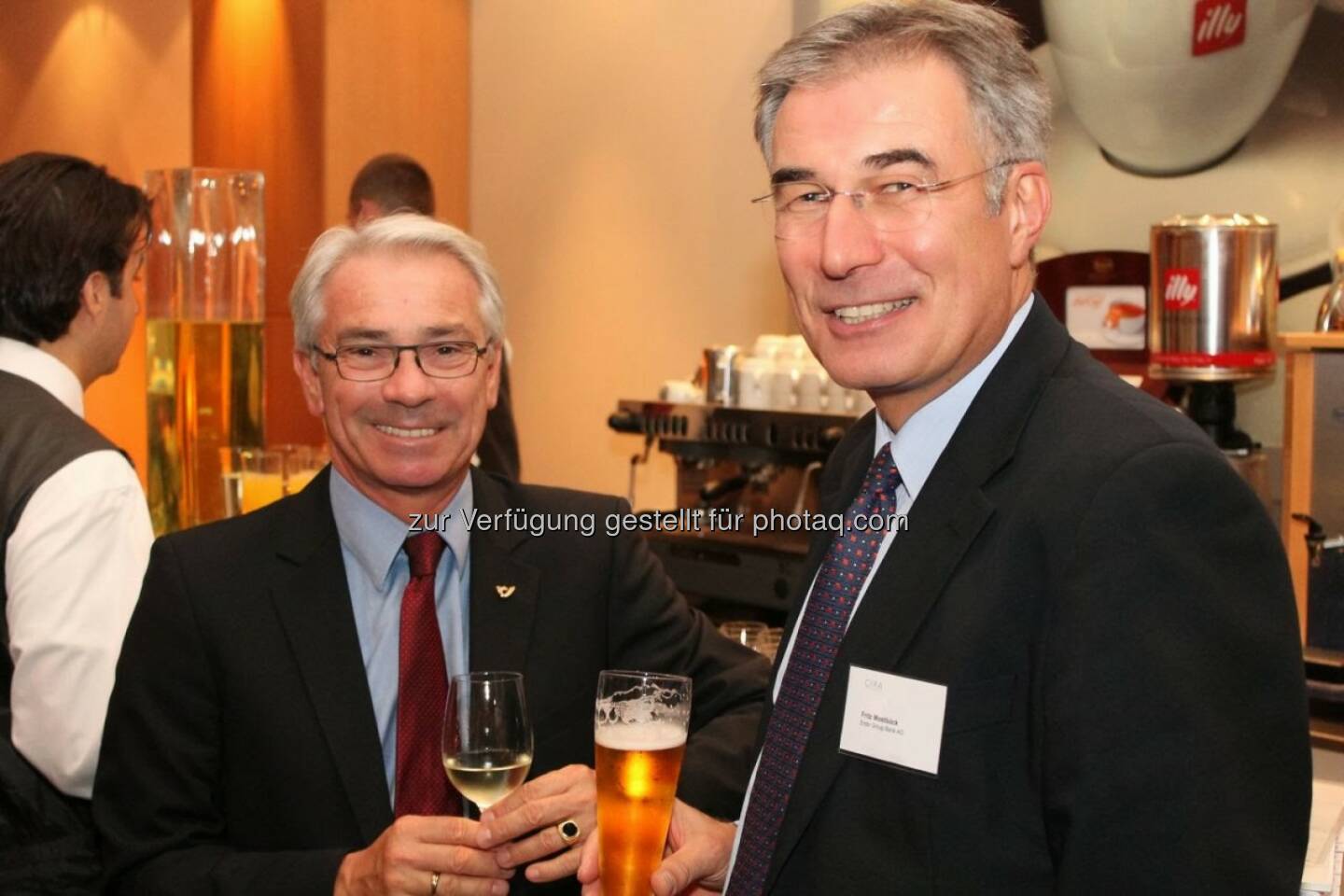 Georg Pölzl (Post), Friedrich Mostböck (Erste Group)