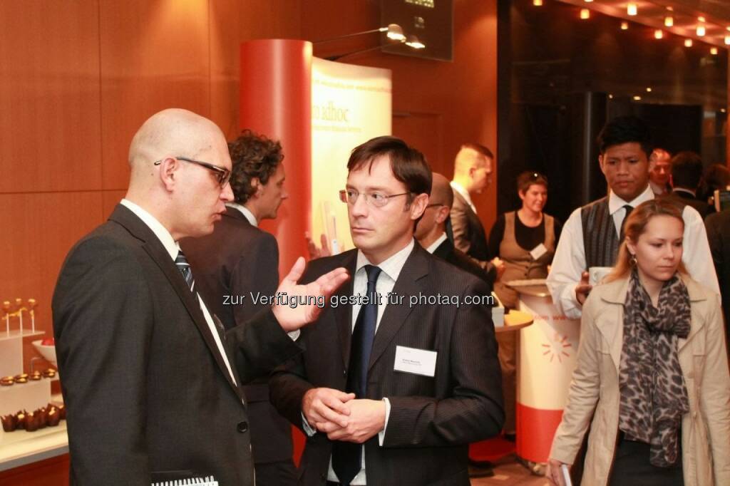 Karl Brauneis (WIener Börse), Roland Neuwirth (Salus Alpha), © C.I.R.A. (22.10.2013) 