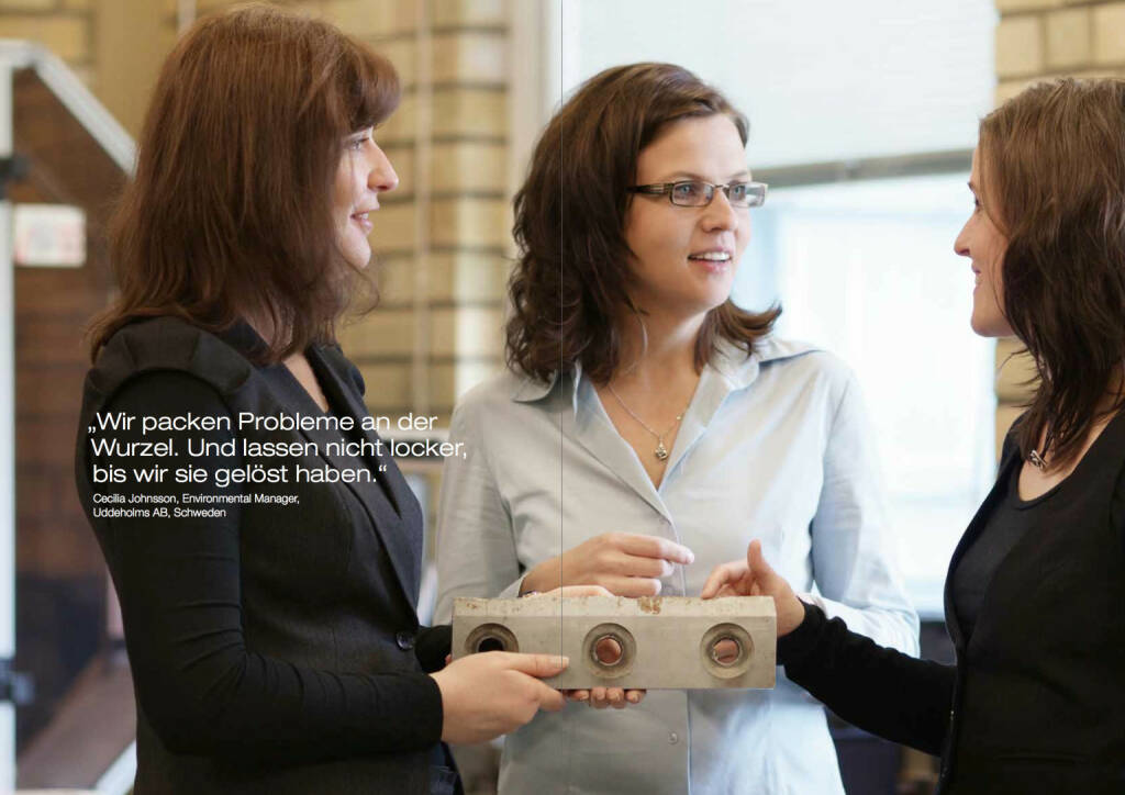 Cecilia Johnsson, Environmental Manager, Uddeholms AB, Schweden: „Wir packen Probleme an der Wurzel. Und lassen nicht locker, bis wir sie gelöst haben.“, © voestalpine (24.10.2013) 