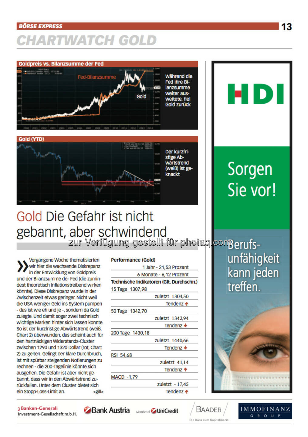 Börse Express-PDF neu: Chartwatch