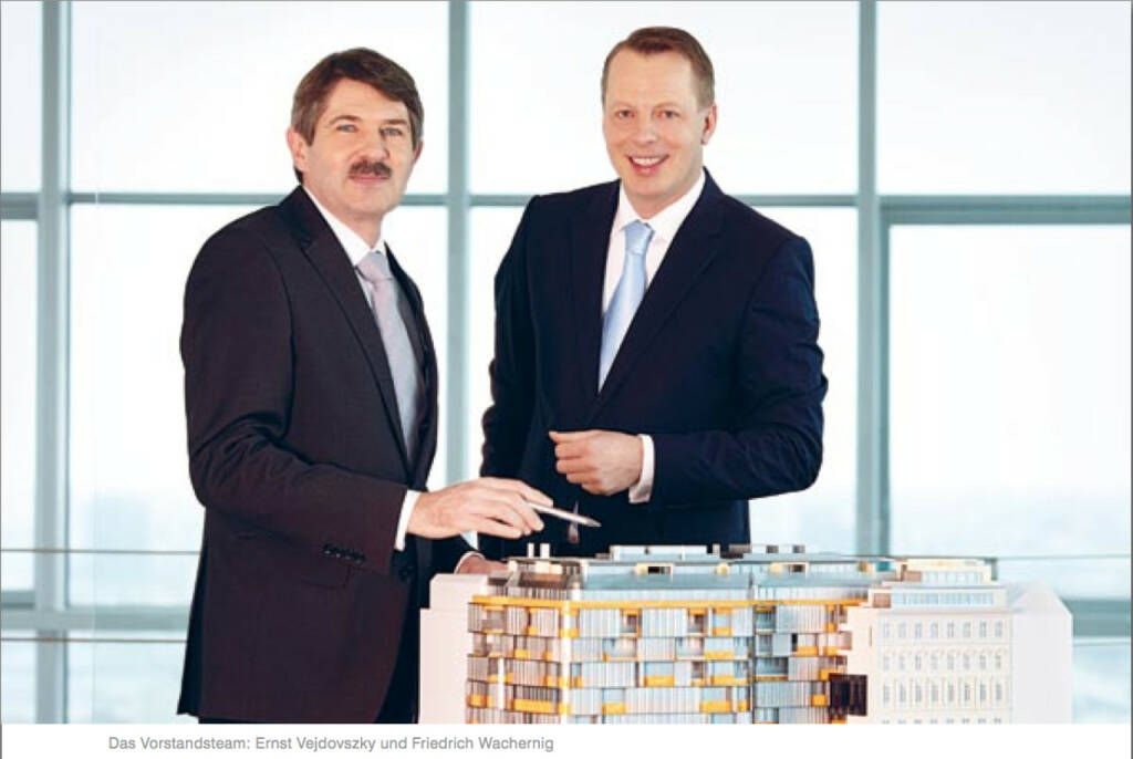 Vorstandsteam: Ernst Vejdovszky und Friedrich Wachernig, © S Immo (25.10.2013) 
