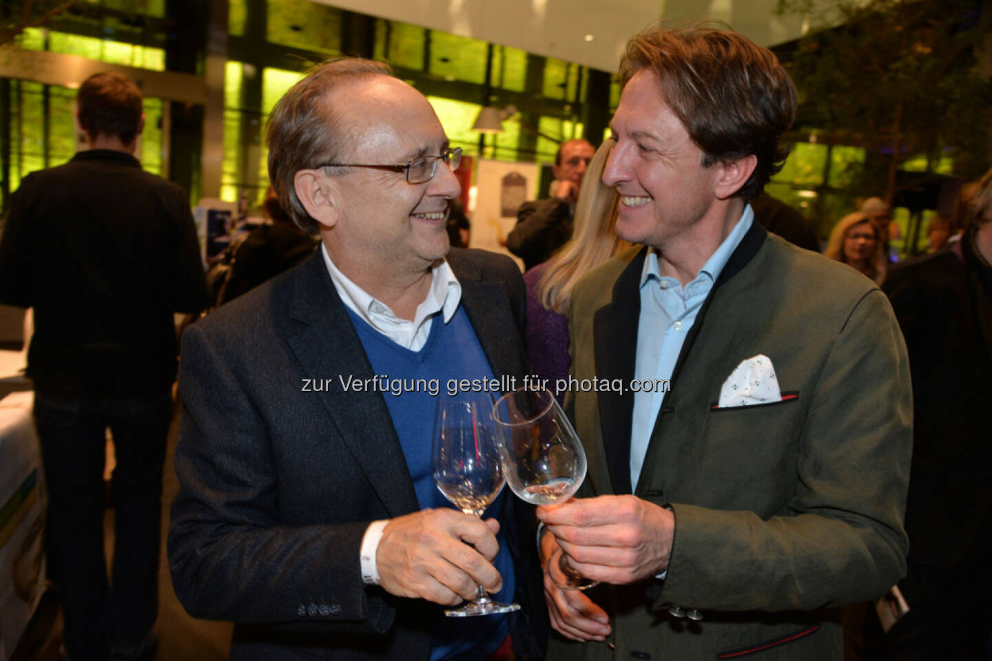 Bank Austria-Werbeleiter Peter Drobil, „Weine. Winzer. Wege.“-Produzent Marc Zimmermann