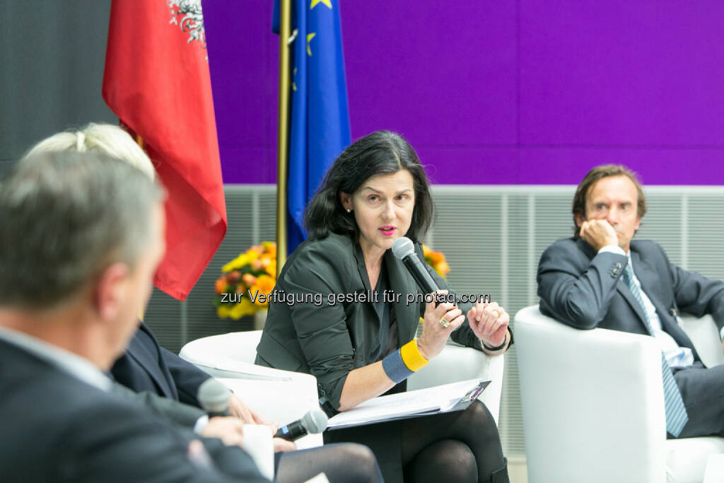 Brigitta Schwarzer, GrECo International AG,  Christian Nowotny, Institut für Zivil- und Unternehmensrecht, WU Wien, © Martina Draper für das Aktienforum (30.10.2013) 