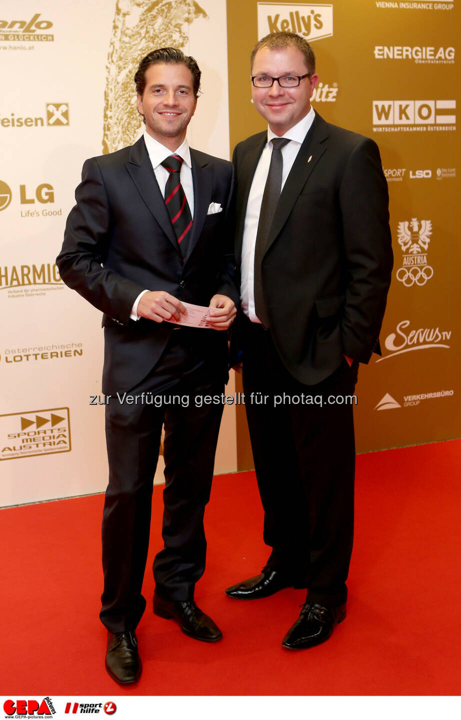 Mario Rossmann und Wolgang Mayer (Backaldrin). Foto: GEPA pictures/ Christian Walgram