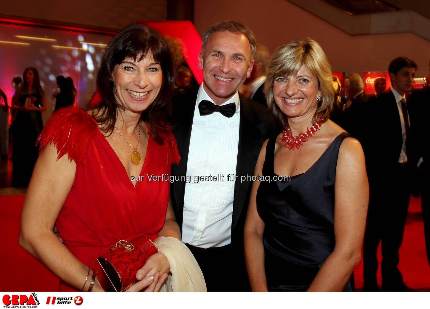 Claudia Kristofics-Binder mit Begleitung. Foto: GEPA pictures/ Hans Oberlaender