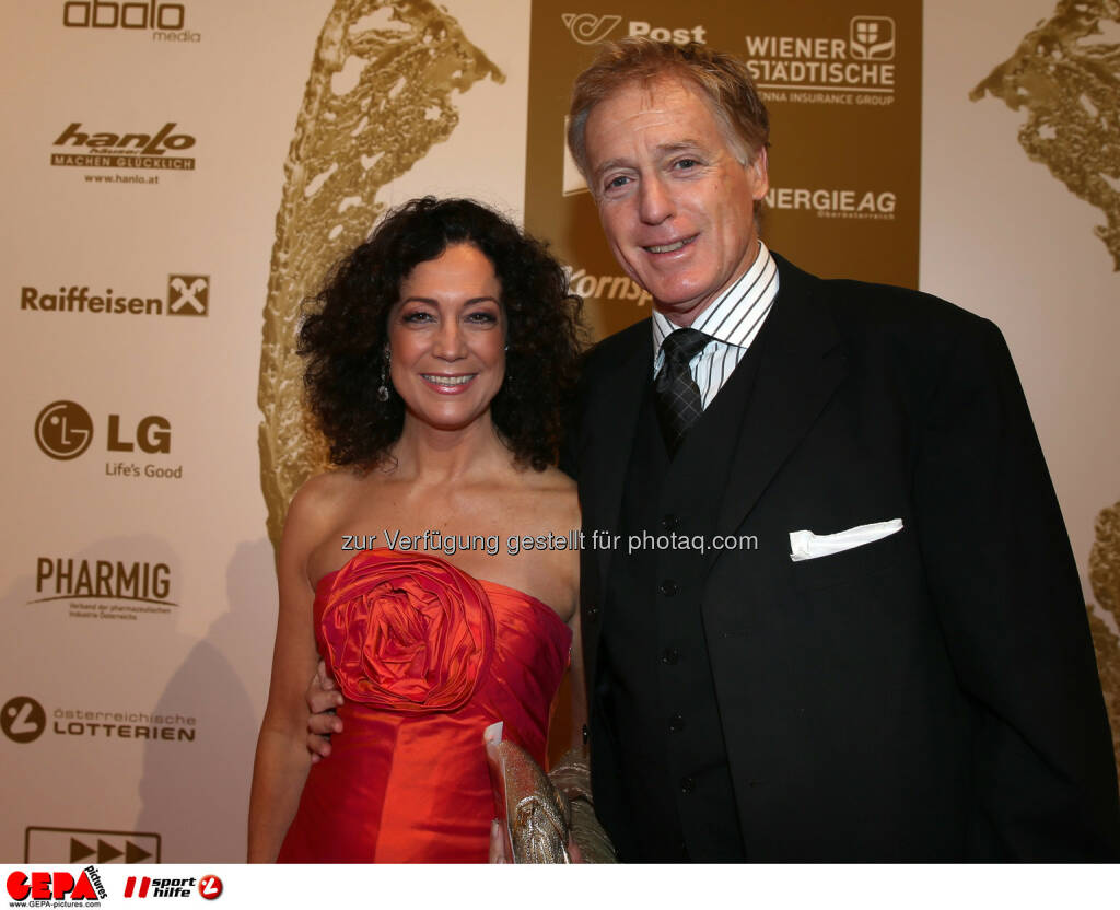 Barbara Wussow und Albert Fortell. Foto: GEPA pictures/ Hans Oberlaender (02.11.2013) 