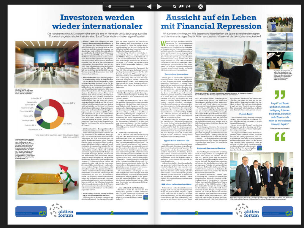 Seiten 2/3: Kepler Liquidity Monitor, Sparefroh, Austrian Equity Day, Financial Repression (02.11.2013) 