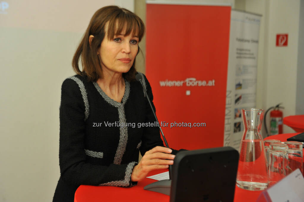 Birgit Kuras (Wiener Börse), © CDP, Fotograf: Philipp Hutter. (11.11.2013) 