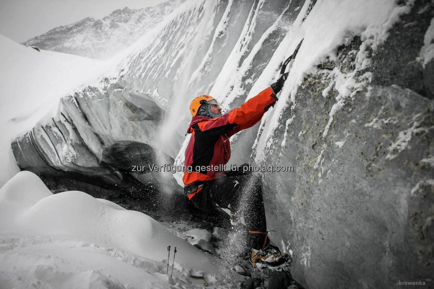 Pitztaler Eisarena, klettern, Eis  (C) Georg Krewenka