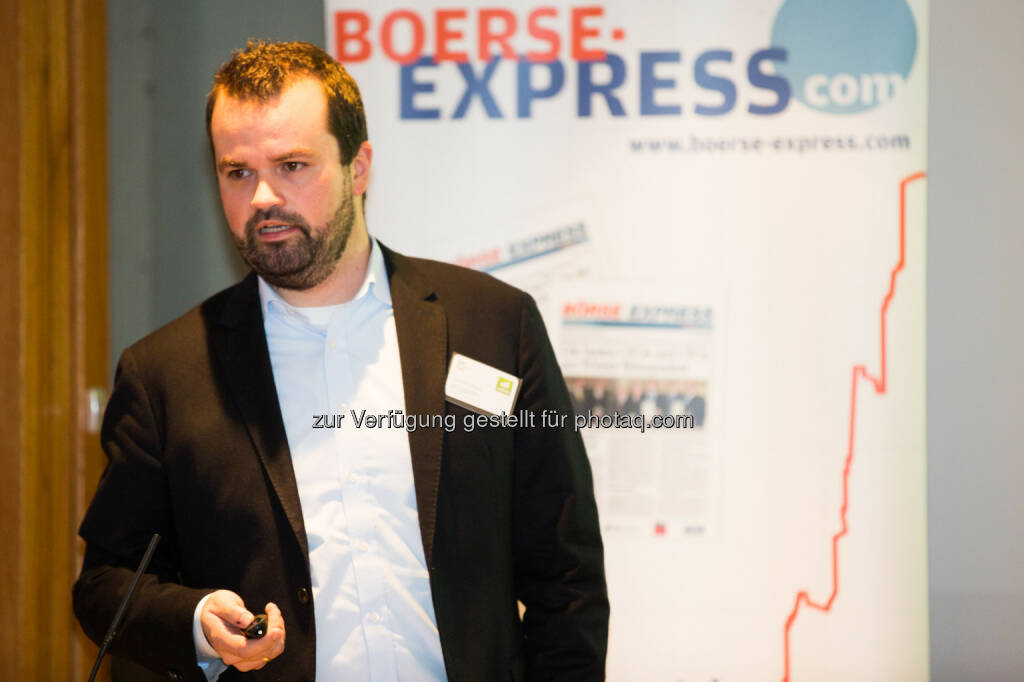 Stefan Greunz (Head of Business Development Wikifolio), © BE/Franz Reiterer (21.11.2013) 