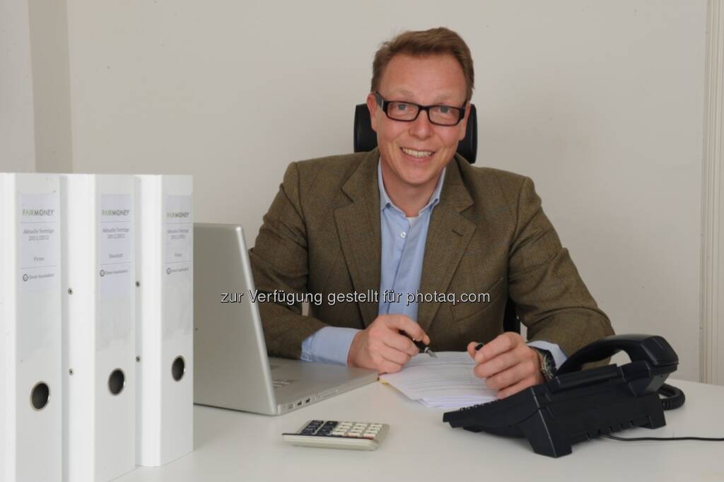 Georg Greutter, Gründer und Geschäftsführer von Fairmoney: Kooperation mit der Online Post beim Post Manager (c) Fairmoney (15.12.2012) 