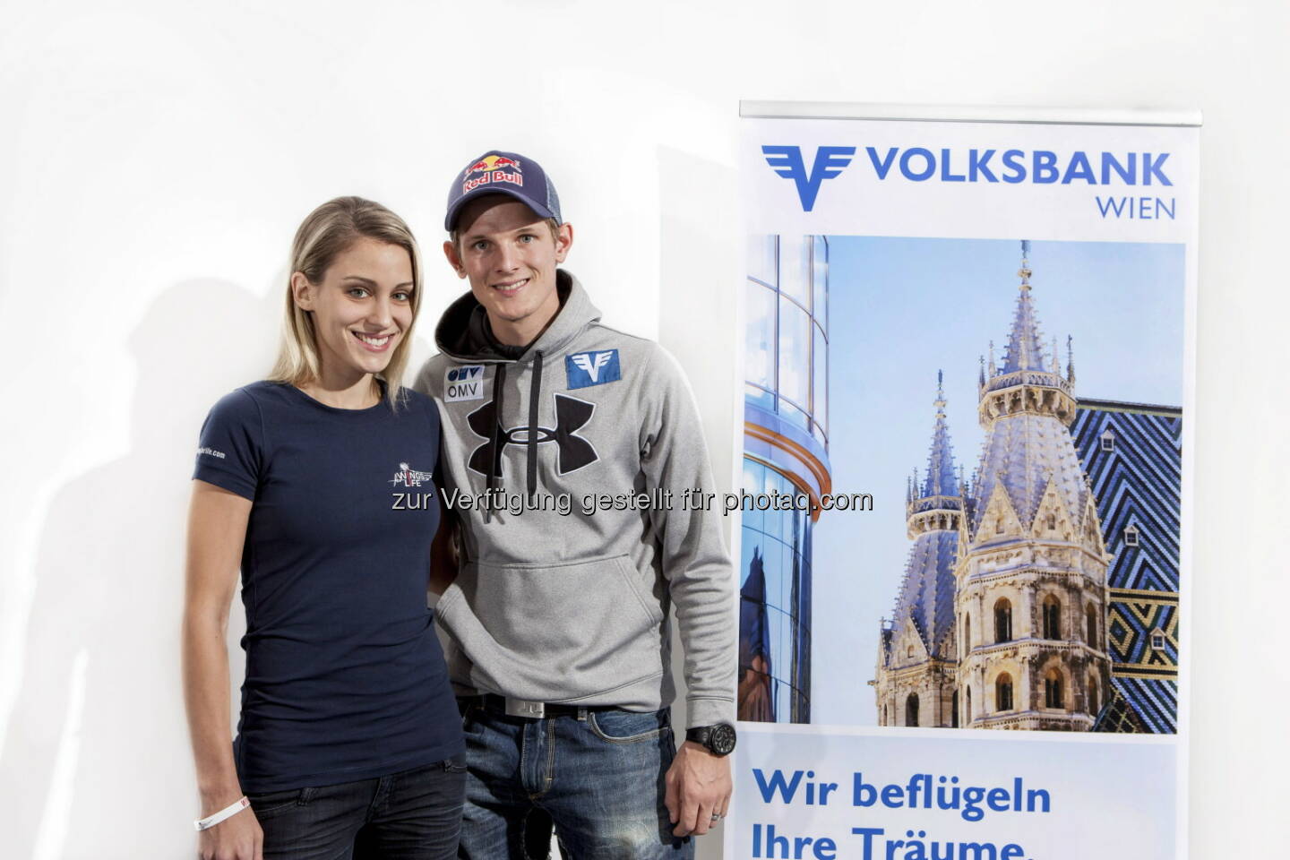 Volksbank Wien: Thomas Morgenstern mit Jacky für Wings for Life