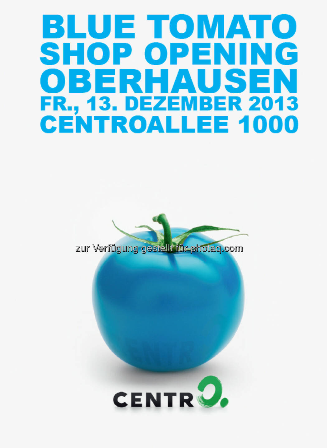 Blue Tomato, Plakat Oberhausen