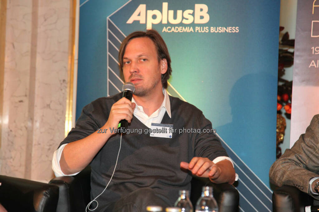 Markus Wagner (Founder and CEO of i5invest GmbH), © Austria Wirtschaftsservice (01.12.2013) 