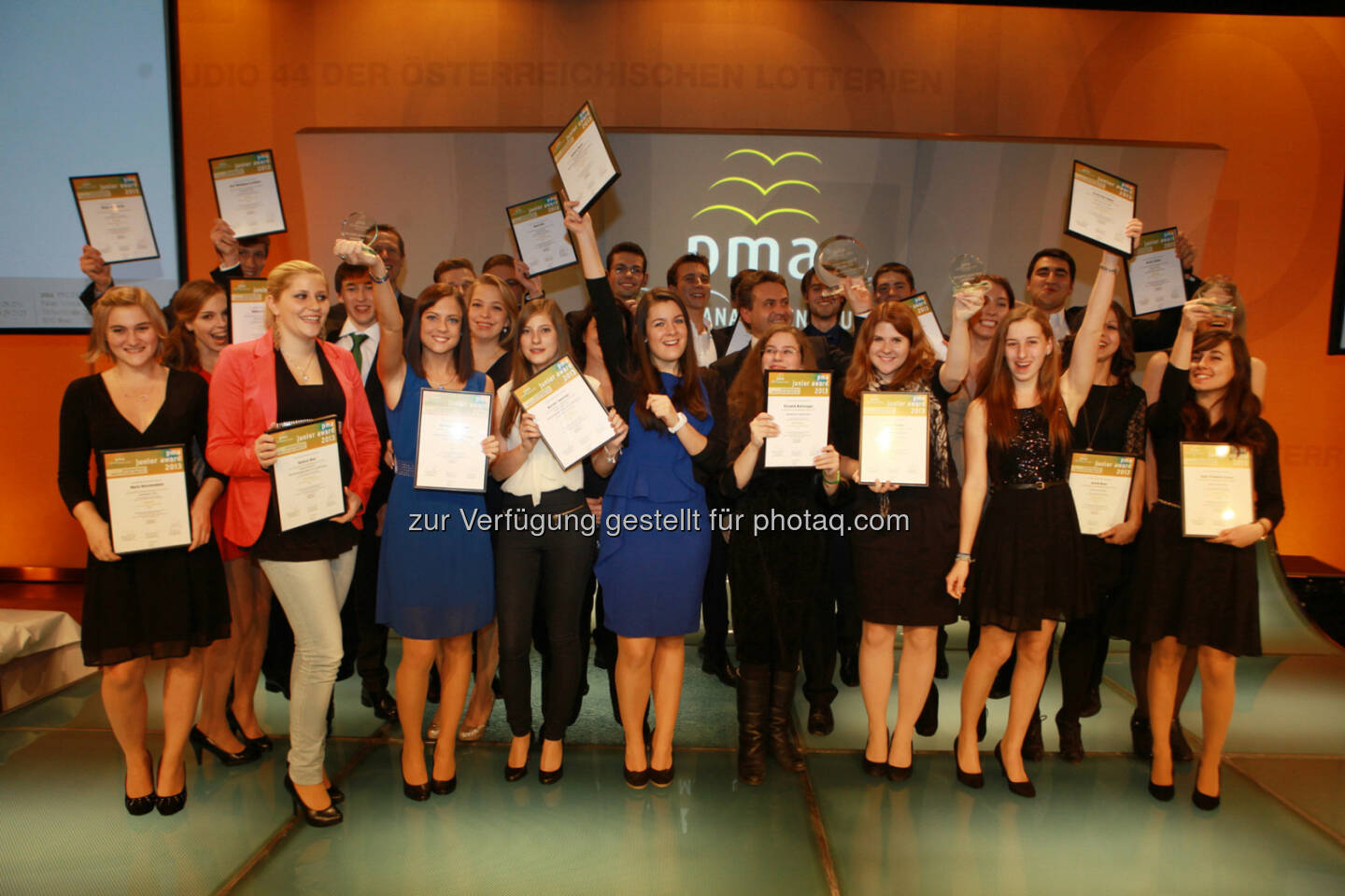 Jubel und Freude bei den Nominierten, bei den Finalisten, bei den Preisträgern und natürlich ganz besonders bei den Siegern der pma awards 2013 (Bild: pma/Elke Mayr)