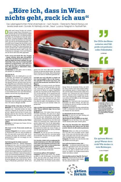 Fachheft 15 Pioniere & Startups, Seite 3: Interview Ali Mahlodji, Lucanos Polagnoli, whatchado (03.12.2013) 