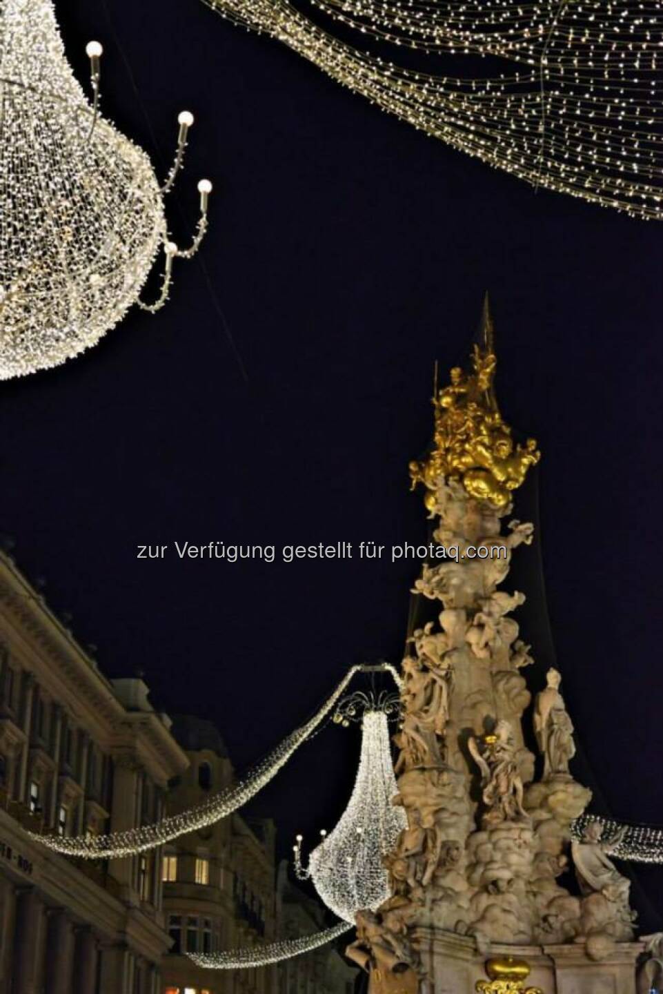 Pestsäule, Graben, Wien, Lichter im Advent, www.fotomoldan.at