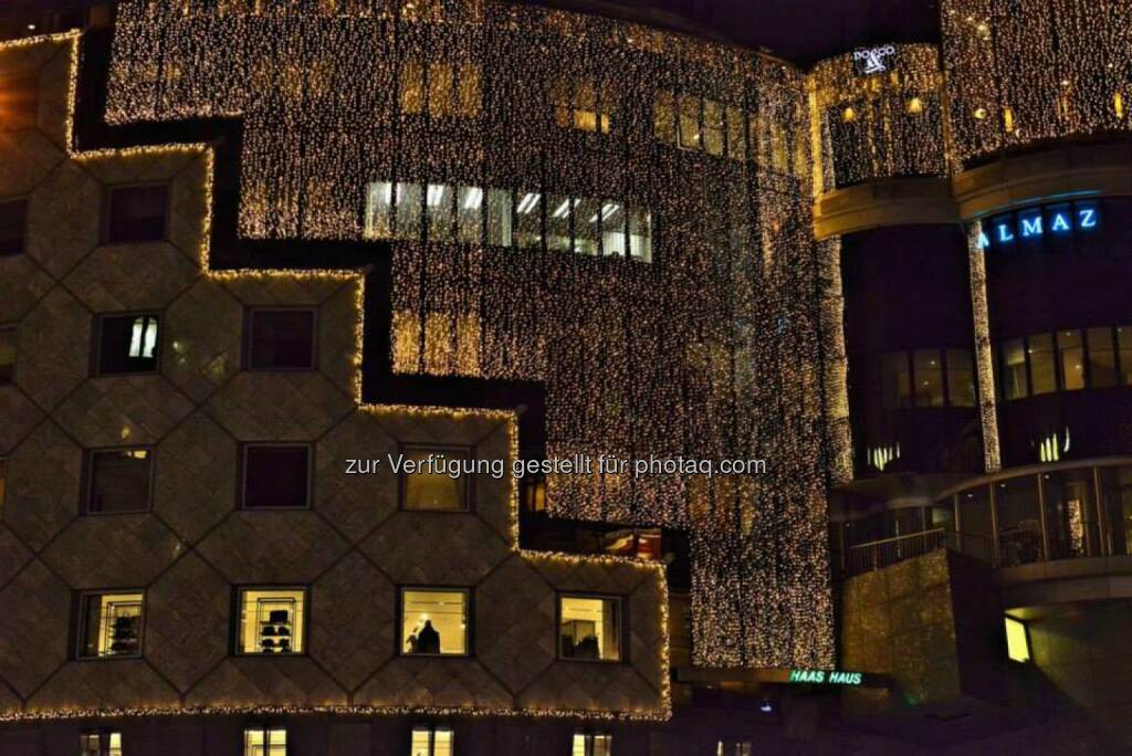 Haas Haus, Wien, Lichter im Advent, www.fotomoldan.at, © Bernd Moldan (07.12.2013) 