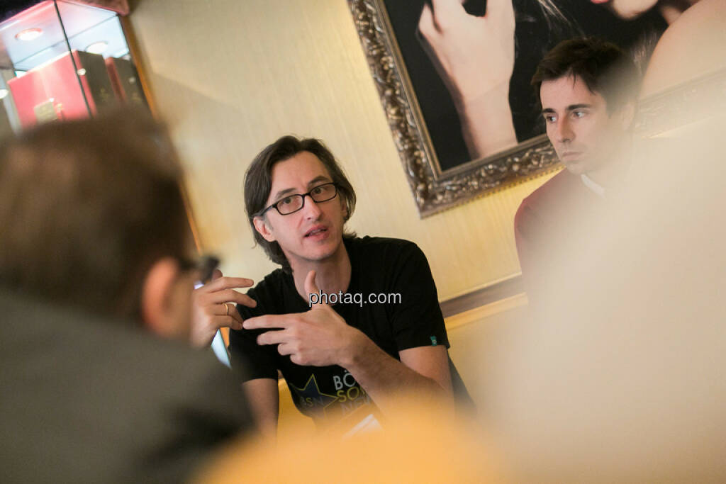 Josef Chladek, Igor Huic (Donau Invest), © bsn/Martina Draper (12.12.2013)