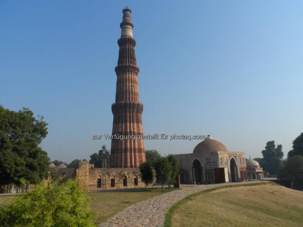 New Delhi - angeblich ist das - oder war es zumindest einmal - ein Minarett, © Andreas Wölfl (15.12.2012) 