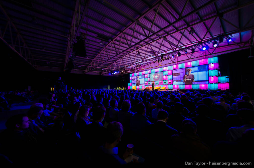 Dan Taylor: One of my favorite photos of the year. This was captured at the Dublin Web Summit this past October and features Paddy Cosgrave on the main stage in front of a packed house. I believe that this image captures the vibrancy of the event, as well as the scale of the stage and audience. http://www.heisenbergmedia.com, © beigestellt (28.12.2013) 