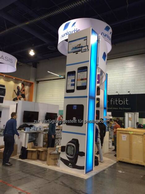 Runtastic auf der CES 2014 in Las Vegas, © Runtastic (07.01.2014) 