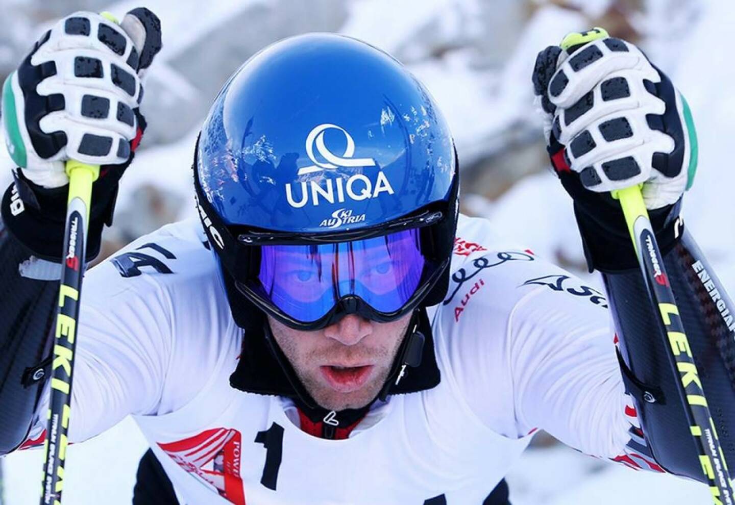 Uniqa / Benni Raich: Nach dem Riesentorlauf ist vor dem Slalom! Wir wünsche einen guten Rhythmus und den perfekten Schwung in Adelboden