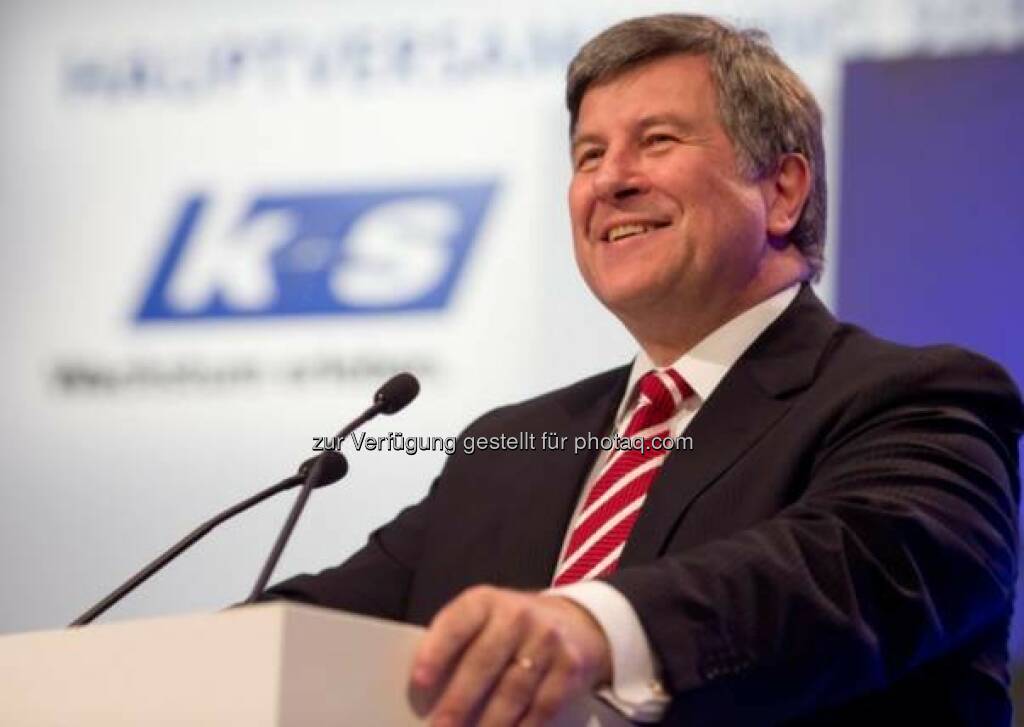 Norbert Steiner, K+S-Vorstandschef, während seiner Rede auf der Hauptversammlung 2013, © K+S-Homepage (Jänner 2014) (16.01.2014)