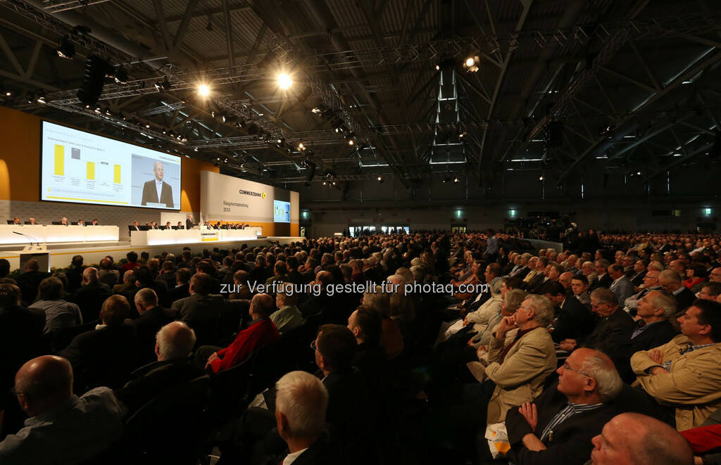 Hauptversammlung 2013 der Commerzbank AG, Frankfurt am Main, 19.04.2013. , © Commerzbank AG Homepage (Jänner 2014) (17.01.2014) 