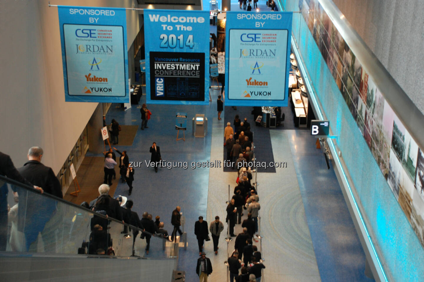 Early Morning Arrivals at the 2014 Vancouver Resource Investment Conference