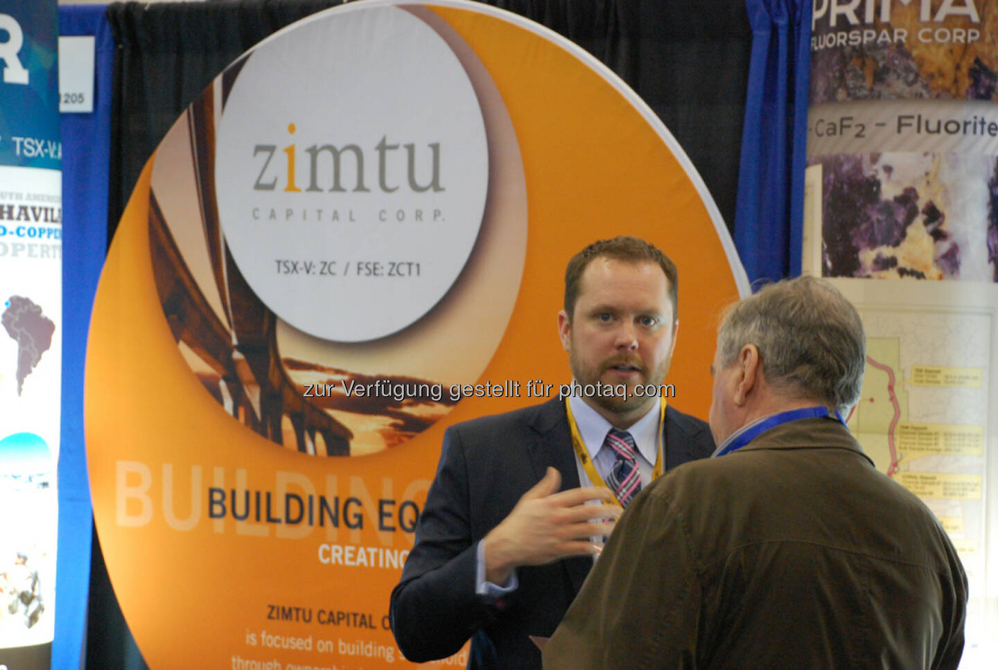 Sean Charland of Zimtu Capital Corp. at the 2014 Vancouver Resource Investment Conference