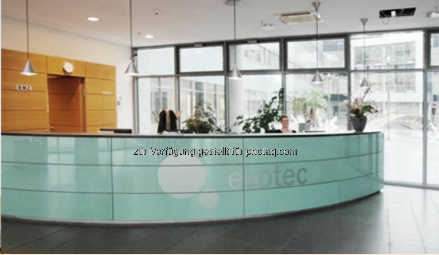 Eingangsbereich Evotec Firmenzentrale Hamburg