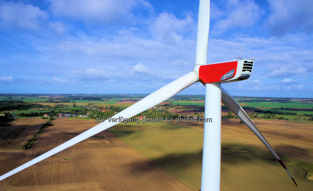 N117/2400 Gamma (2,4 MW) Windenergieanlage auf 141 Meter Hybridturm, © Nordex SE  (21.01.2014) 