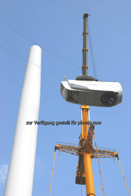 Aufbau einer Windenergieanlage, © Nordex SE  (21.01.2014) 